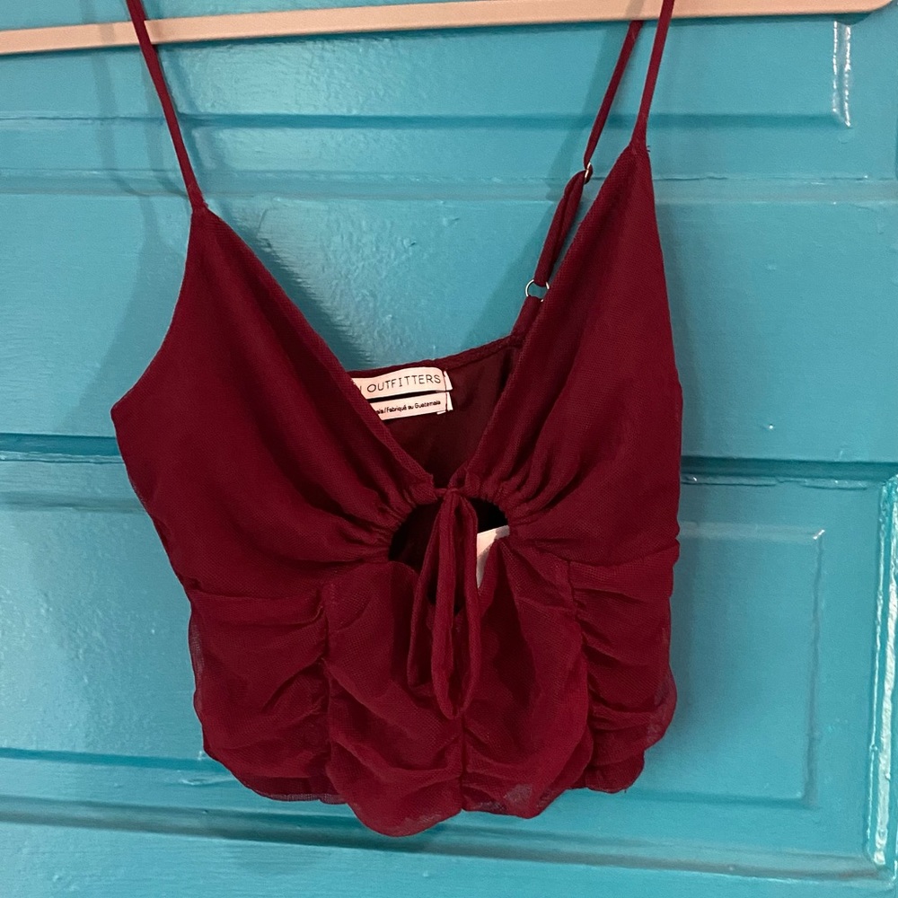 Garnet Urban Outfitters Crop Top